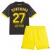 Borussia Dortmund Karim Adeyemi #27 Babykleding Uitshirt Kinderen 2023-24 Korte Mouwen (+ korte broeken)